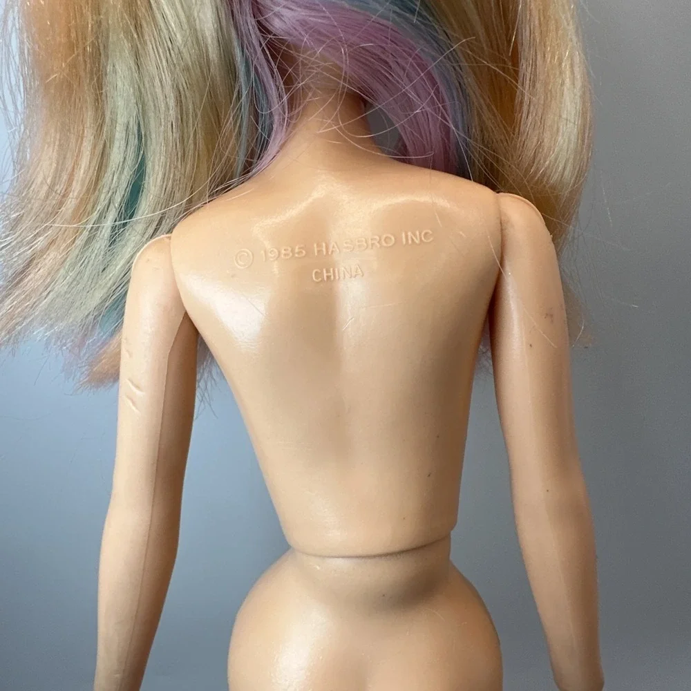 1986 Jem & The Holograms Danse Truly Outrageous Doll Hasbro #4208 Nude Vintage